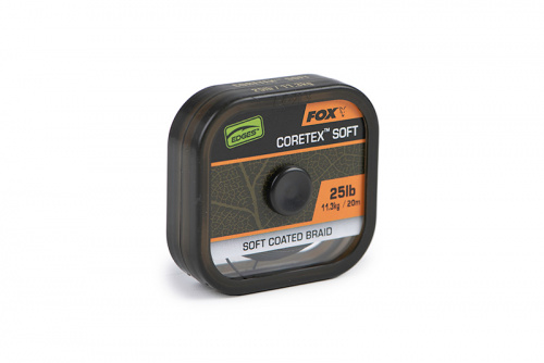 Поводковый материал в мягкой оплётке FOX Edges Naturals Coretex Soft фото 3
