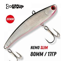 Виб ECOPRO Nemo Slim 80mm 17g 030-Holo Silver