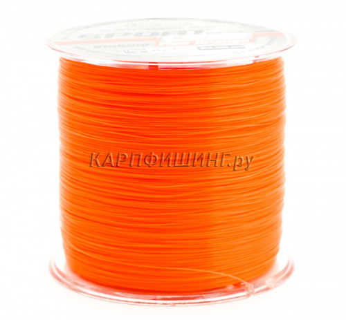 Леска карповая Carp Pro Sport Line Fluo Orange 1000м фото 2