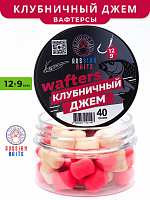 Вафтерсы Russian Baits Клубничный джем 12х9мм 40гр