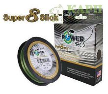 Шнур Power Pro SUPER 8 SLICK 135м Aqua Green 0,19mm