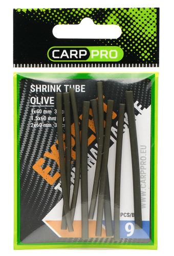 Термоусадочная трубка набор (Зеленая) Carp Pro