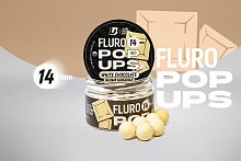 Плавающие бойлы UltraBaits Fluoro Pop-Ups БЕЛЫЙ ШОКОЛАД 30gr