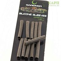 Силиконовые трубочки GARDNER Covert Silicone Sleeves 3.5mm GREEN 