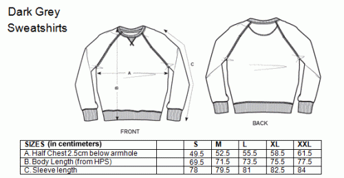 CCMoore DARK GREY SWEATSHIRT M - толстовка фото 2