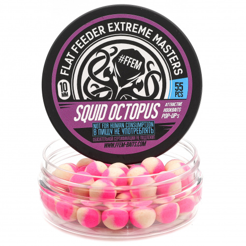 Плавающие бойлы FFEM Pop-Up Squid Octopus (кальмар и осьминог)