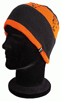 Шапка FOX Black & Orange Beanie