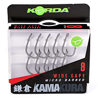 Крючки карповые KORDA KAMAKURA Wide Gape
