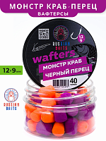 Вафтерсы Russian Baits Монстр краб-Черный перец 12х9мм 30гр