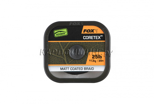 Поводковый материал в полужесткой оплётке FOX Edges Naturals Coretex фото 5