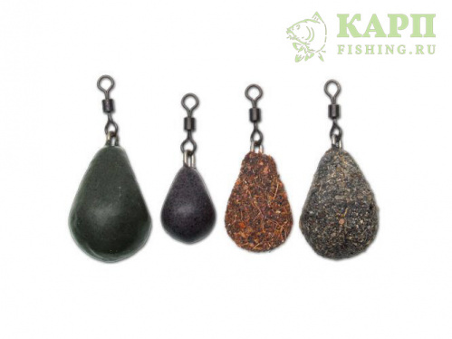 Грузило с вертлюжком Gardner PEAR Bomb brown | КОРИЧНЕВОЕ
