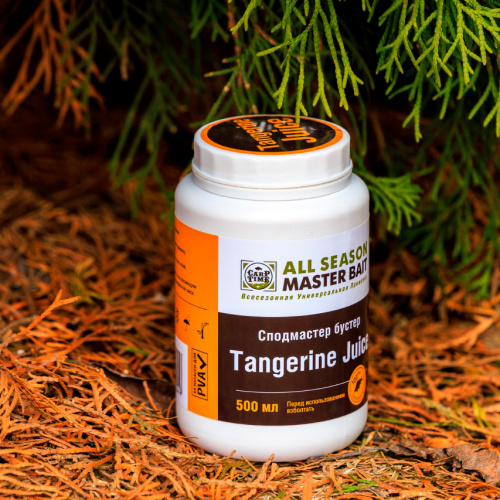 CarpTime MASTER BAIT Сподмастер Бустер Tangerine Juice (Мандариновый Сок) 500 мл фото 2