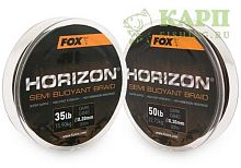Fox Horizon® Semi Buoyant Braid - Camo Braid 0.30/50lb x300m - Плетеная леска