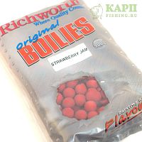 Бойлы Richworth Original Boilies Strawberry Jam | КЛУБНИЧНЫЙ ДЖЕМ 400g