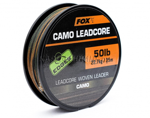 Лидкор FOX EDGES™ Camo Leadcore 50lb 25m