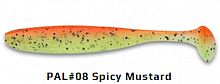 Приманка силиконовая KEITECH Easy Shiner 4" PAL#08 (Spicy Mustard)