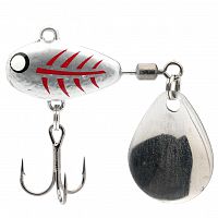 Тейл спиннер UF STUDIO HURRICANE 14g Silver Ghost