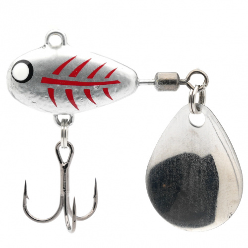 Тейл спиннер UF STUDIO HURRICANE 14g Silver Ghost