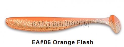 Приманка силиконовая KEITECH Easy Shiner 4" EA#06 (Orange Flash)