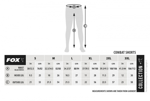 Шорты FOX Collection Black & Orange Combat Shorts фото 2