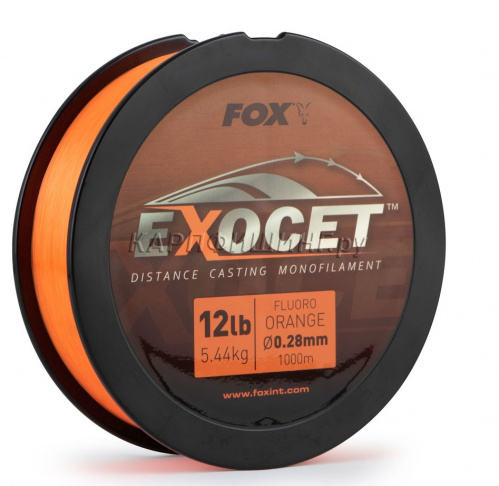 Леска FOX Exocet Fluoro Orange Mono