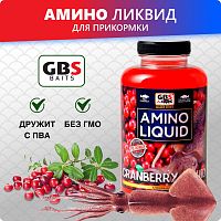 Жидкая добавка GBS Amino Liquid Cranberry-Squid (Кальмар-Клюква) 0,5л