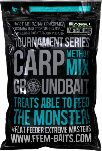 Прикормка флэт метод FFEM Method Mix SWEET FISHMEAL (Рыба + Скопес и Ваниль) 1kg фото 5