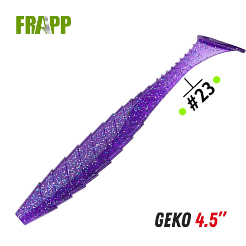 Приманка силиконовая Frapp Geko 4.5" #23