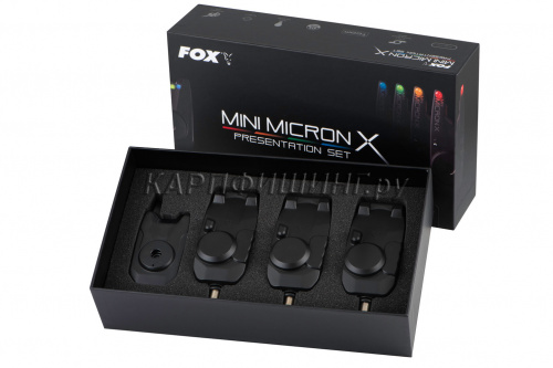 Набор Сигнализаторов поклевки с пейджером FOX Mini Micron X