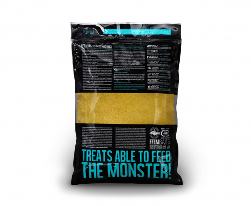 Прикормка флэт метод FFEM Method Mix CARP ACTIVE (Банан и Ананас) 1kg фото 5