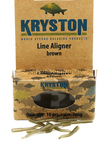 Лентяйки для крючков длинные Kryston Line Aligner Long Brown (Коричневые)
