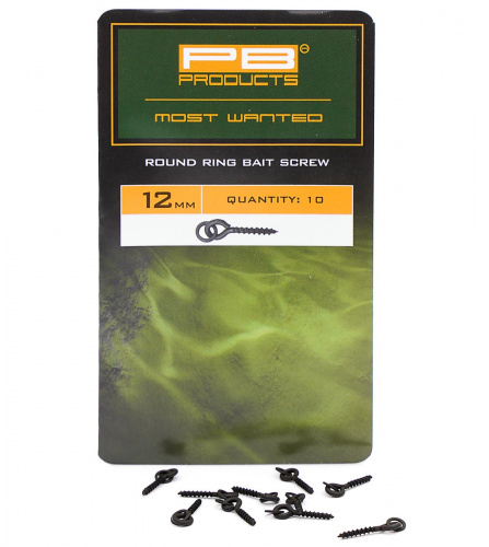 Винтовое крепление для POP-UP PB Products Round Ring Bait Screw - 12mm