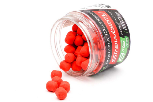 Вафтерсы ZEMEX Wafters Dumbells Strawberry (Клубника) 8x6mm фото 2 Вафтерсы ZEMEX Wafters Dumbells Strawberry (Клубника) 8x6mm фото 2