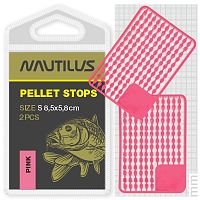 Стопора для пеллетса NAUTILUS Pellet Stops Pink